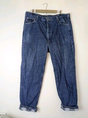 Carhartt Flannel Lined Denim Jeans 42x34